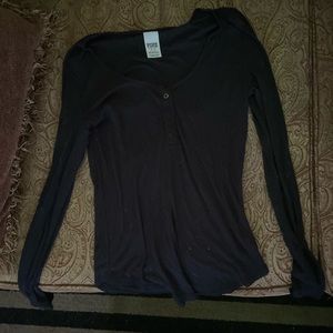 PINK long sleeved black shirt